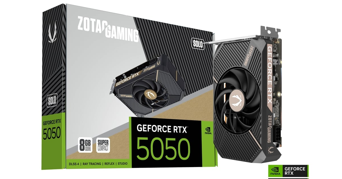 ZOTAC GAMING Rivela la Sleek GeForce RTX 5050 SOLO