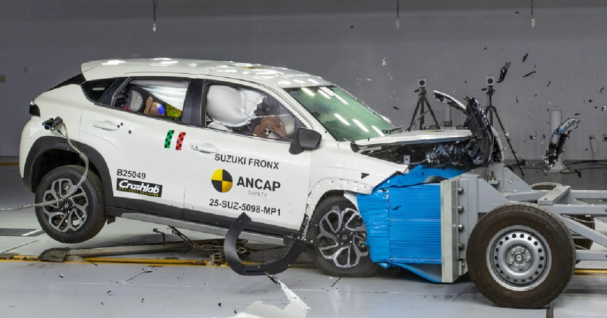 La nuova Suzuki affronta il crash test ANCAP: momenti chiave