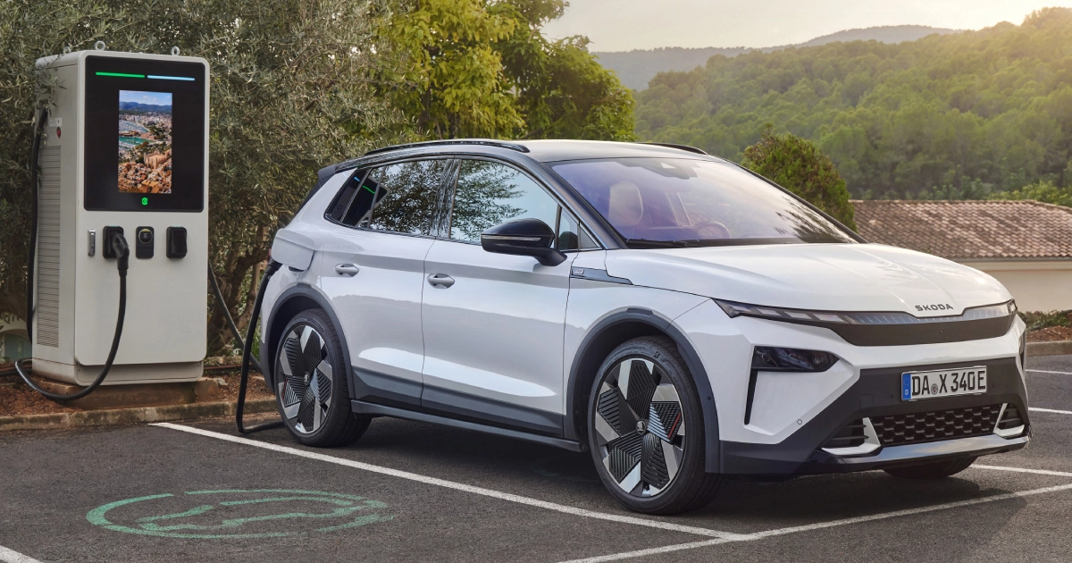 Škoda Elroq First Edition: Visita alla stazione di ricarica