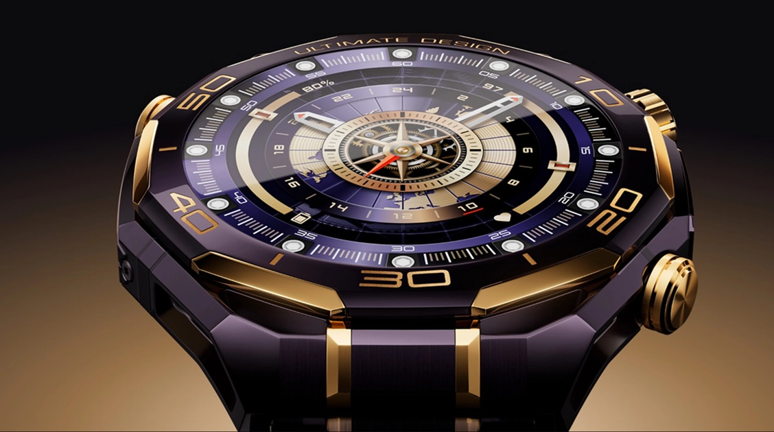 Huawei Watch Ultimate Design: Una Finitura Oro Reale per gli Appassionati di Tecnologia