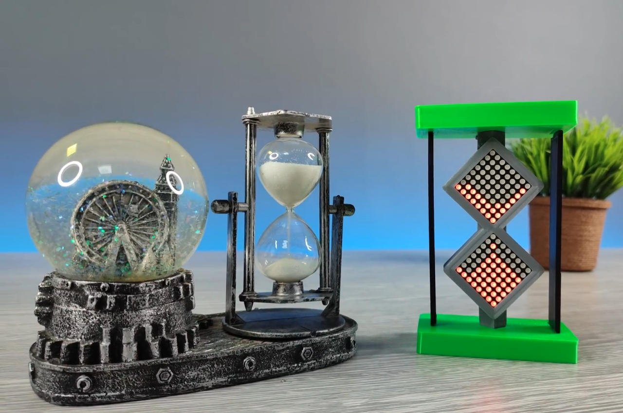 Questa clessidra digitale fai-da-te offre una sensazione retrò senza la sabbia disordinata-4 Questa clessidra digitale fai-da-te offre una sensazione retrò senza la sabbia disordinata-4