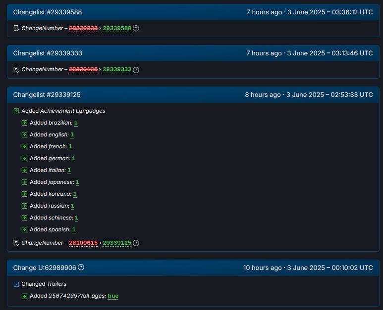 Screenshot della pagina SteamDB del gioco Screenshot della pagina SteamDB del gioco