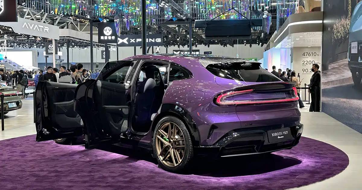 Crossover personalizzato YU7 Max in Purple Crystal