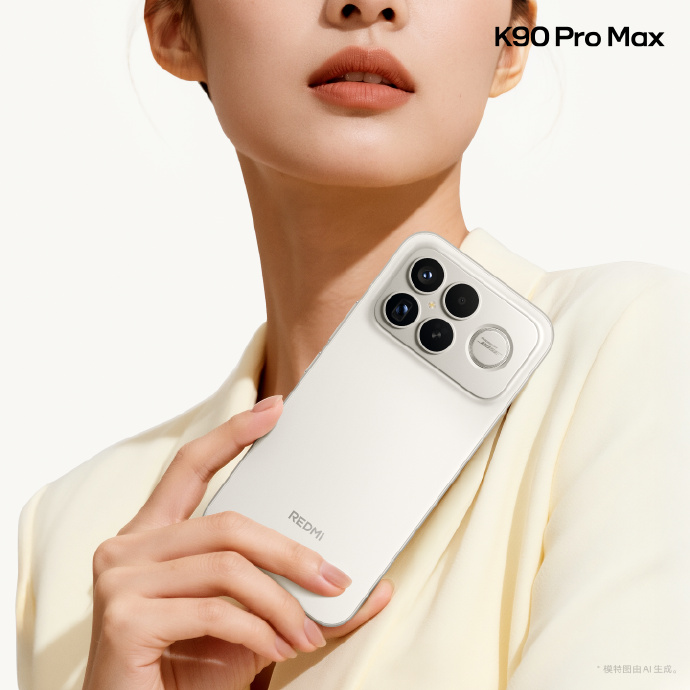 Redmi K90 Pro Max with denim blue finish