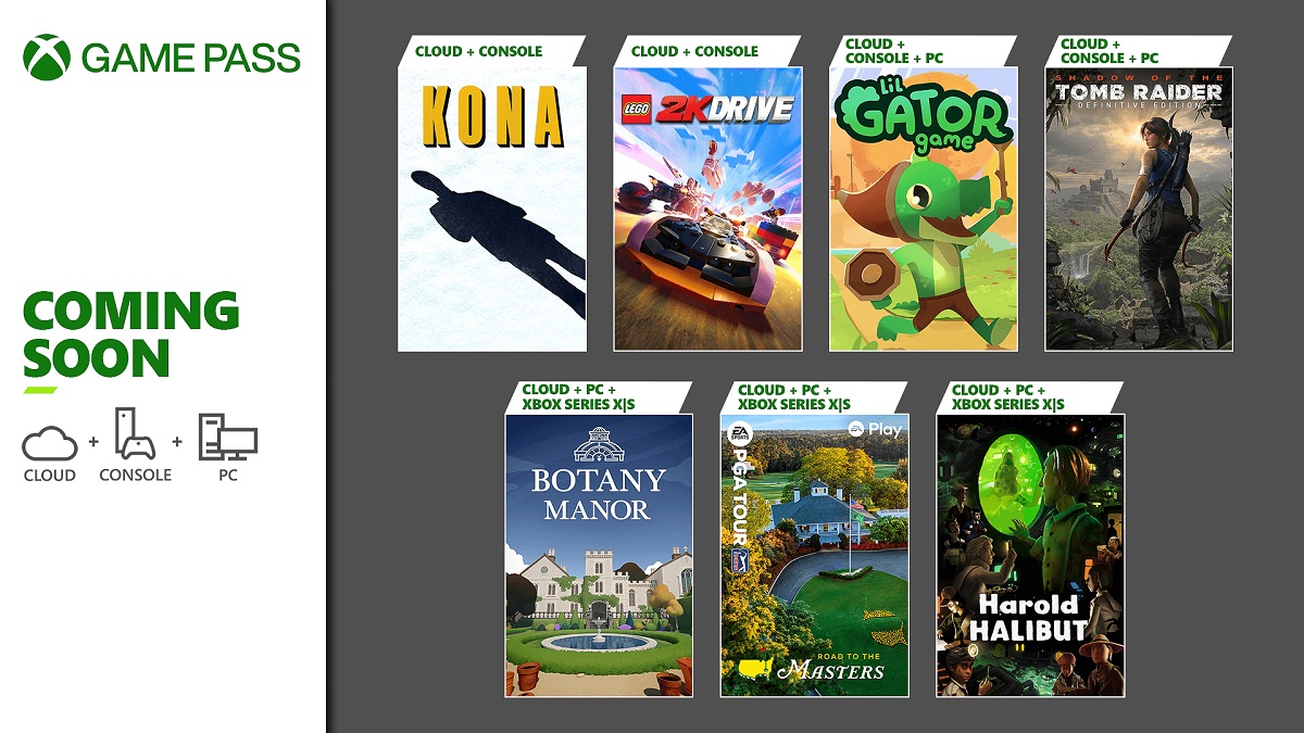 Corse arcade, simulatore di golf, Lara Croft e altro ancora: Microsoft ha nominato i giochi in arrivo su Game Pass nella prima metà di aprile Corse arcade, simulatore di golf, Lara Croft e altro ancora: Microsoft ha nominato i giochi in arrivo su Game Pass nella prima metà di aprile