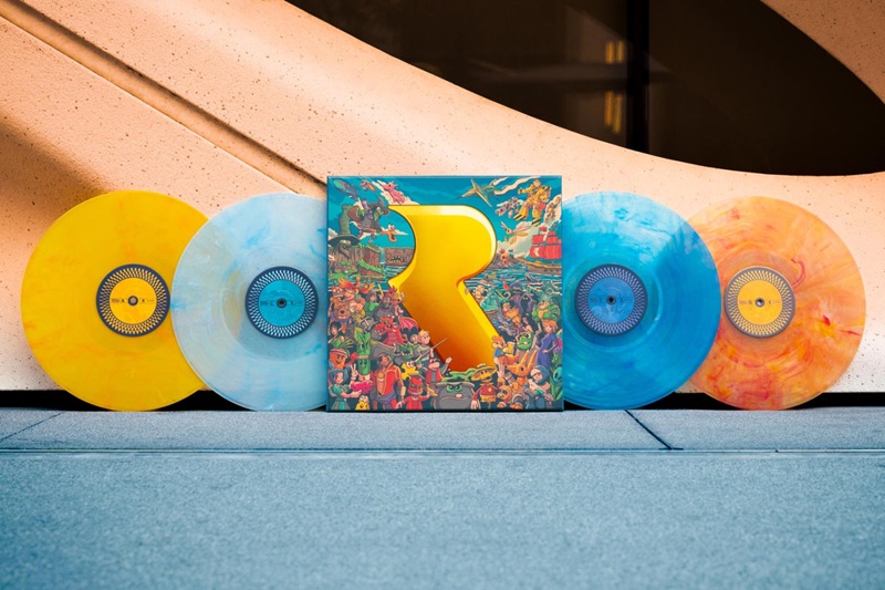 Merchandise per l'anniversario e collezione di dischi in vinile con colonne sonore Rare