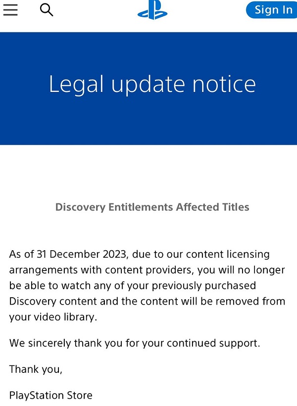 Le critiche hanno funzionato: Sony non rimuoverà i progetti multimediali di Discovery Channel dal catalogo PlayStation-2 Le critiche hanno funzionato: Sony non rimuoverà i progetti multimediali di Discovery Channel dal catalogo PlayStation-2