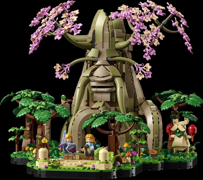 In un'interessante collaborazione tra Nintendo e LEGO, è stato annunciato il primo costruttore a tema The Legend of Zelda che permetterà di assemblare due varianti del Grande Albero di Deku.-2
