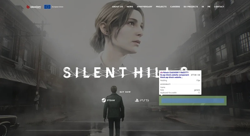 Screenshot da Silent Hill 2 Screenshot da Silent Hill 2