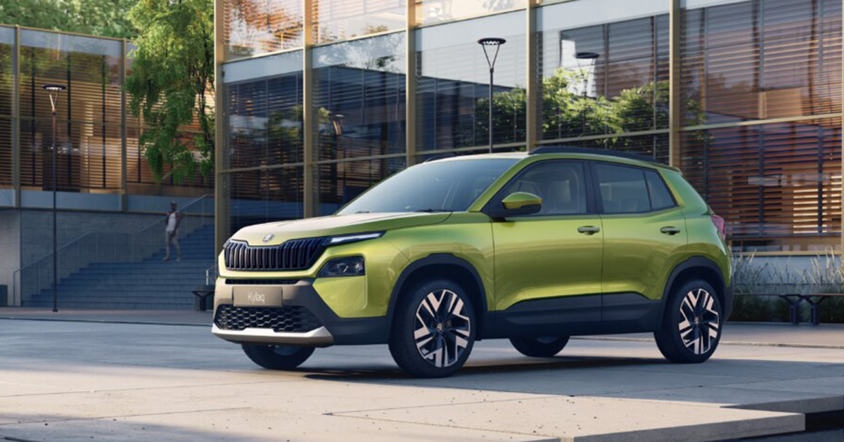 Il crossover Śkoda Kylaq nello stabilimento di Pune