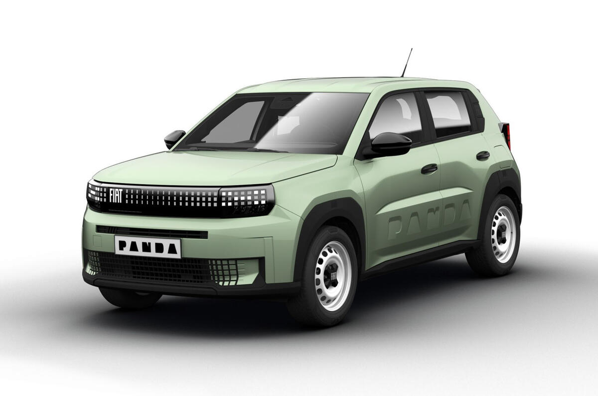 Fiat Grande Panda Elettrica, vista frontale