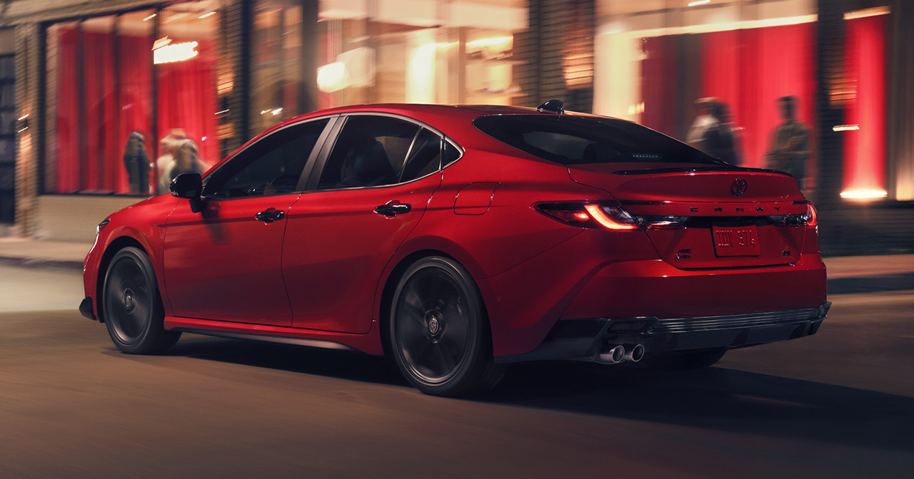 2026 Toyota Camry Nightshade Edition - rear view 2026 Toyota Camry Nightshade Edition - rear view