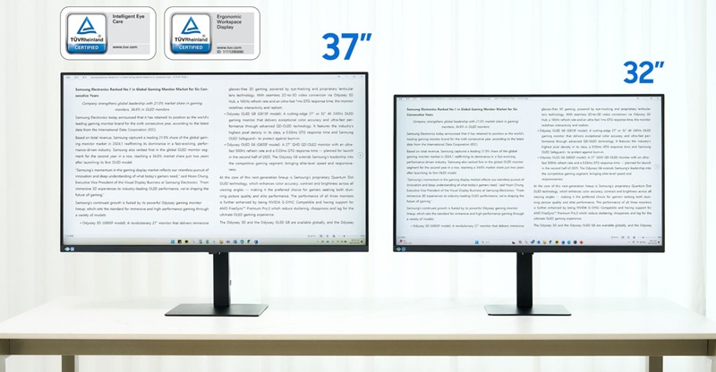 Samsung ViewFinity S8 37 pollici Samsung ViewFinity S8 37 pollici