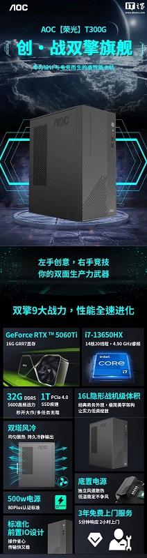 AOC Honor T300G computer desktop compatto AOC Honor T300G computer desktop compatto