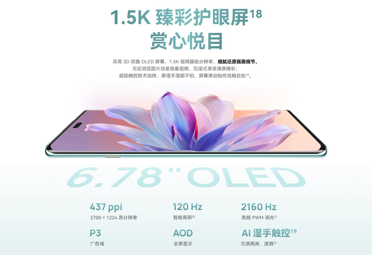 Huawei Enjoy 70X Caratteristiche dello schermo Huawei Enjoy 70X Caratteristiche dello schermo