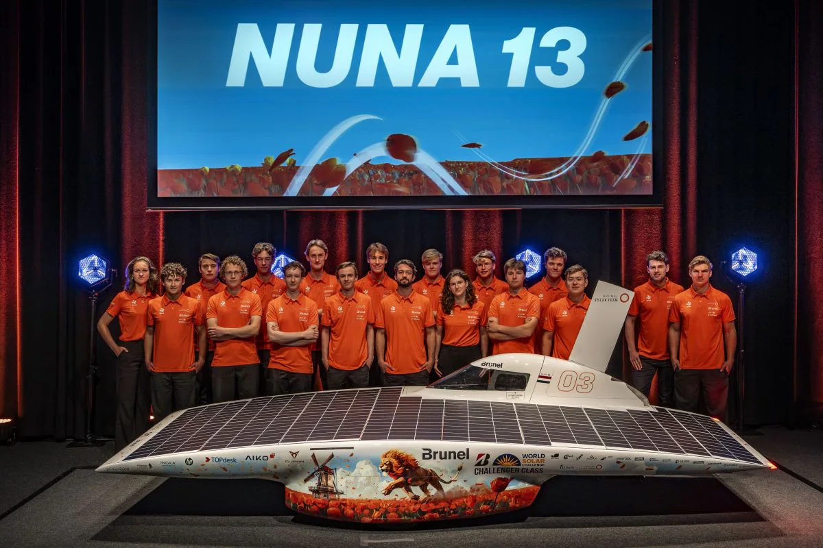 Brunel Solar Team e il loro veicolo Nuna 13