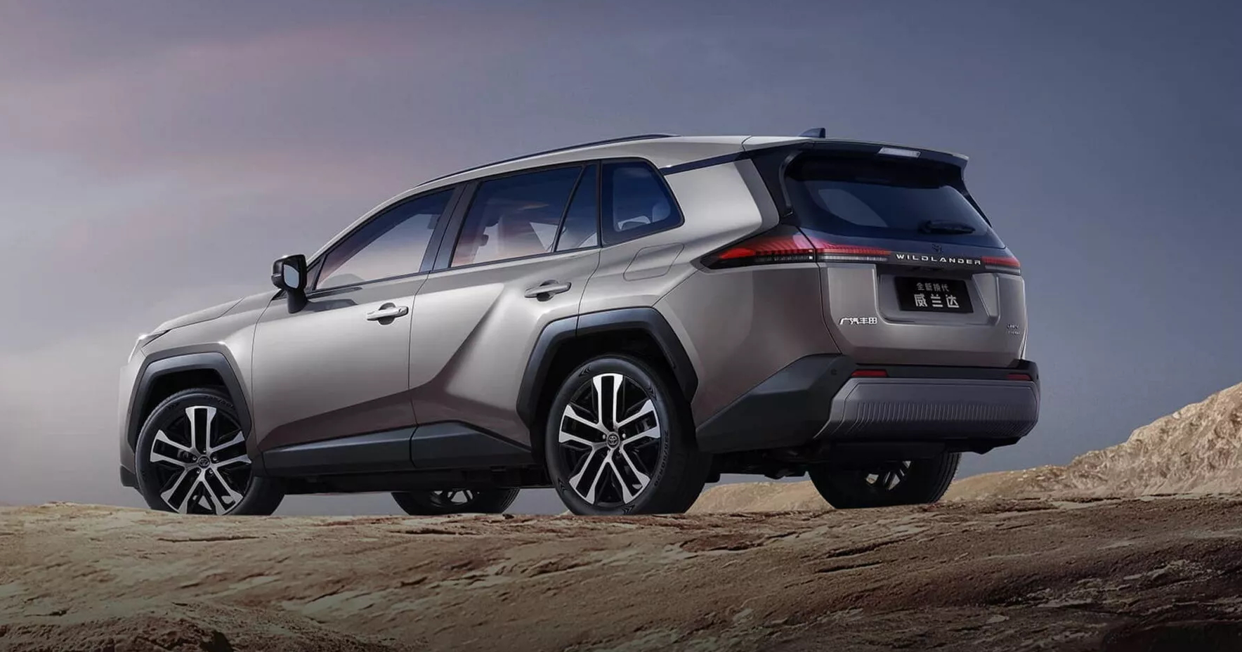 Profilo laterale del GAC-Toyota RAV4 Wildlander