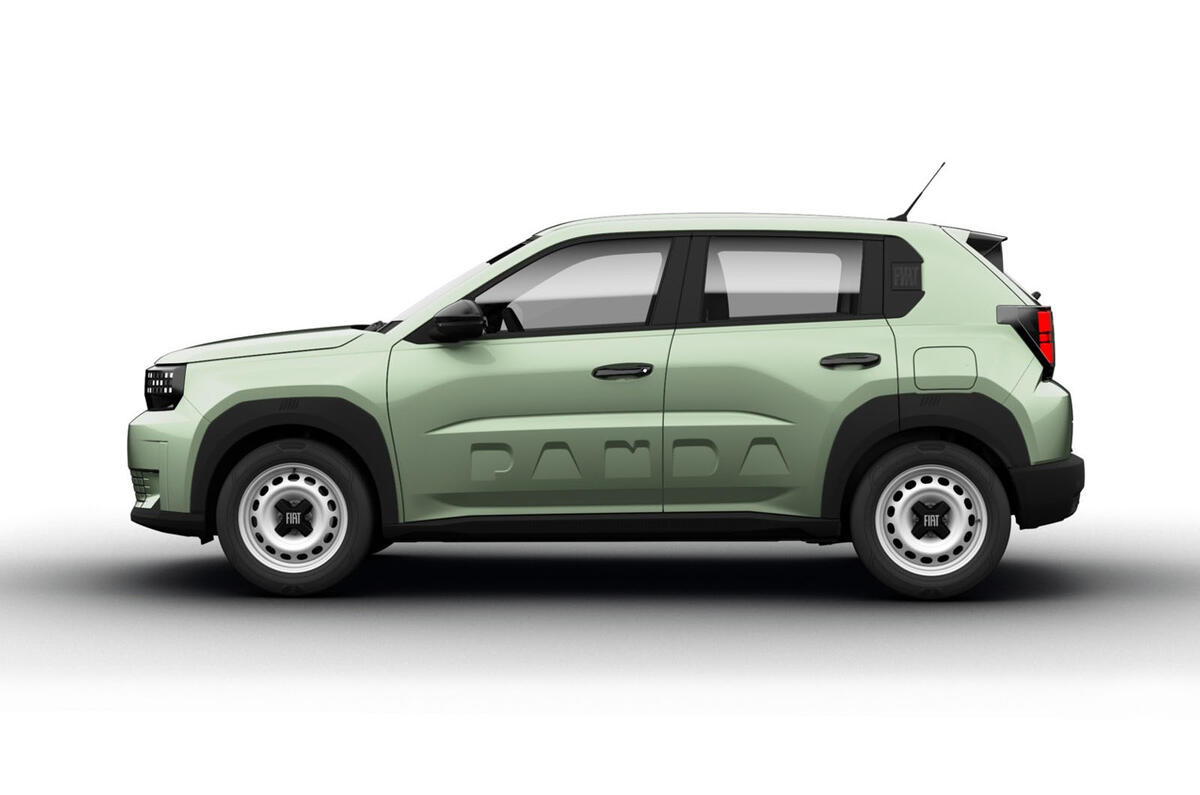 Fiat Grande Panda Elettrica, vista laterale