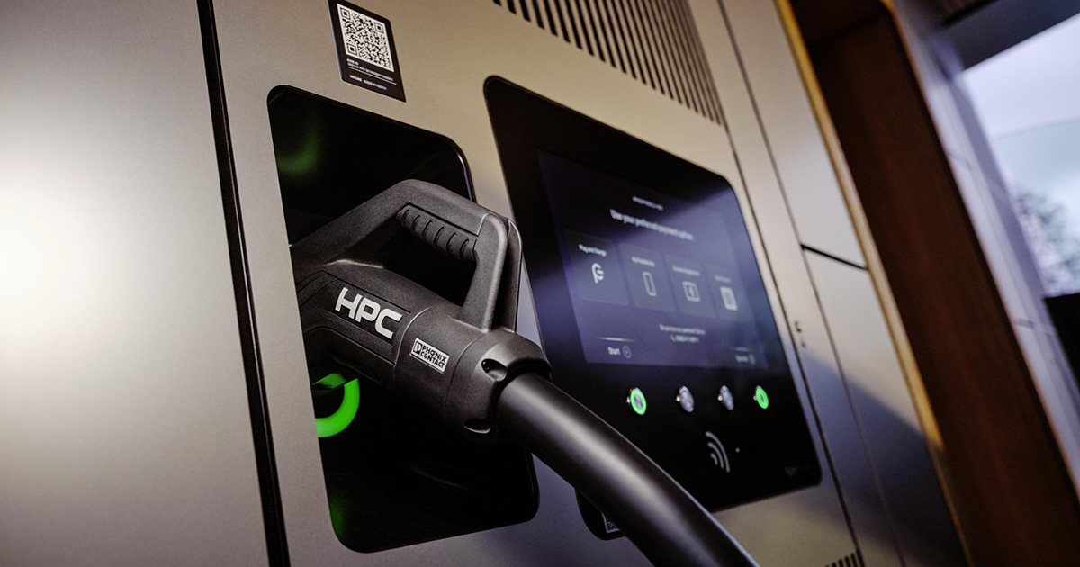 Interno della Porsche Charging Lounge