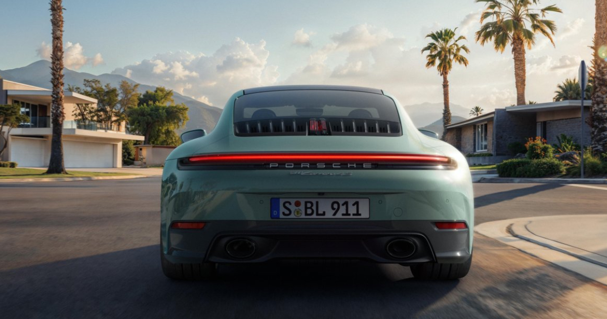 Interni della Porsche 911 Carrera 4S