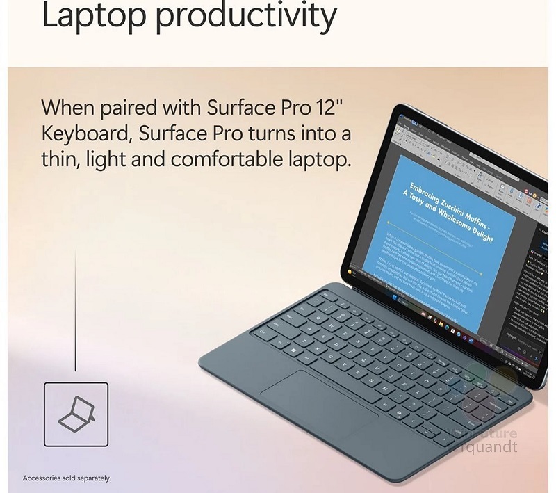 Tablet Surface Pro 12 con tastiera Tablet Surface Pro 12 con tastiera