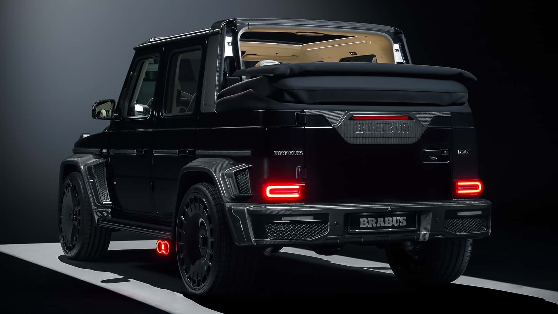 Vista laterale Brabus 800 Cabrio