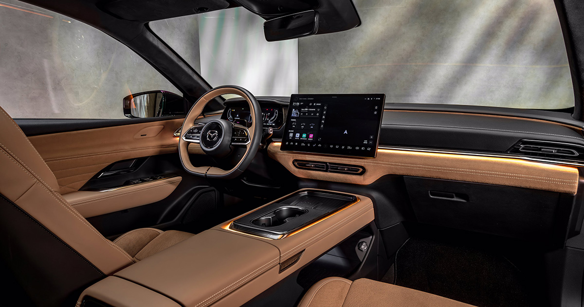 Esterno della Mazda 6e