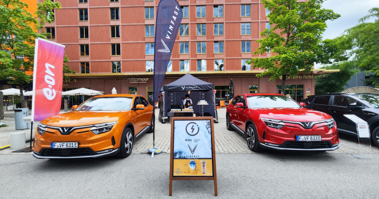 Auto VinFast al summit ON Drive. Foto: VinFast Showroom Monaco / Facebook