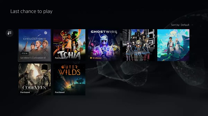 Sony rimuoverà sette giochi dal catalogo PS Plus Extra e Premium a marzo, tra cui Ghostwire: Tokyo e Civilization VI-2 Sony rimuoverà sette giochi dal catalogo PS Plus Extra e Premium a marzo, tra cui Ghostwire: Tokyo e Civilization VI-2