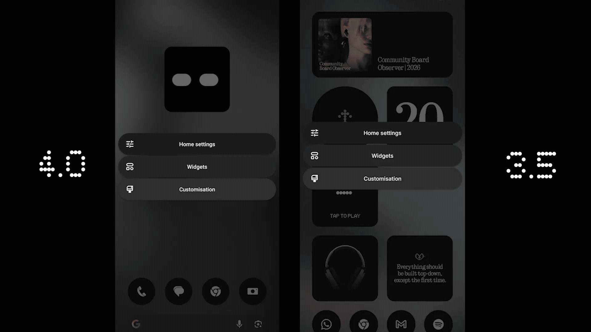 Nuovo tema scuro sugli schermi OLED