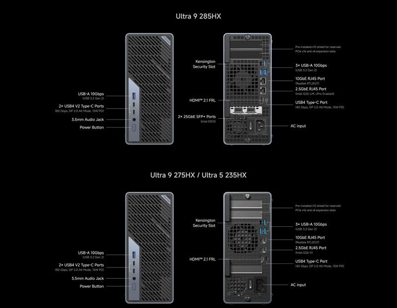 PC compatto di punta MS-02 Ultra - immagine 5