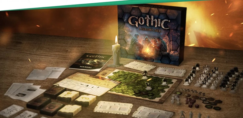 Una scena di Gothic: A Shadow's Quest. Una scena di Gothic: A Shadow's Quest.