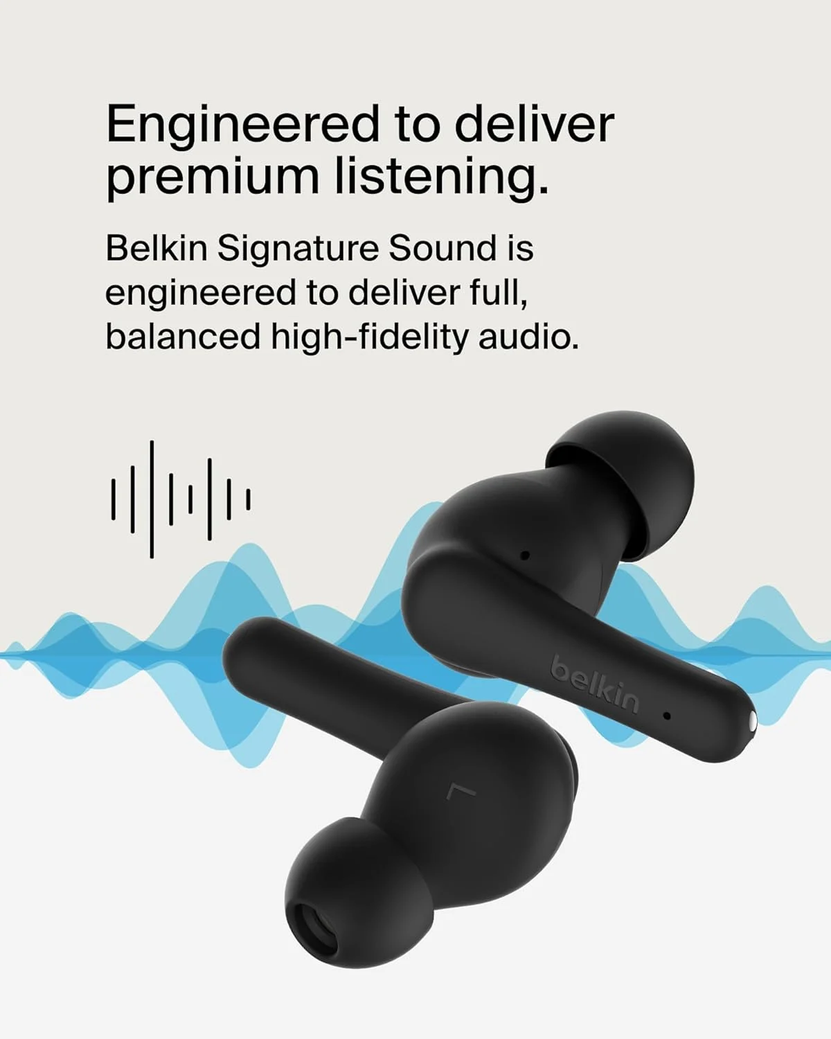 Le cuffie SoundForm Rhythm in azione Le cuffie SoundForm Rhythm in azione