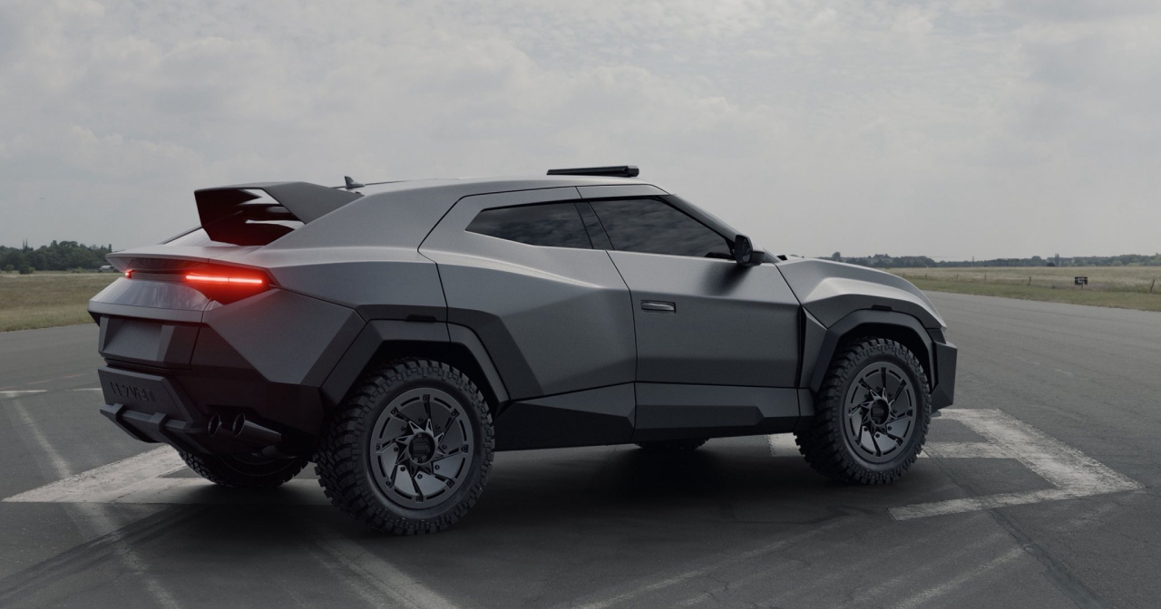 Una versione blindata del Rezvani Knight Una versione blindata del Rezvani Knight
