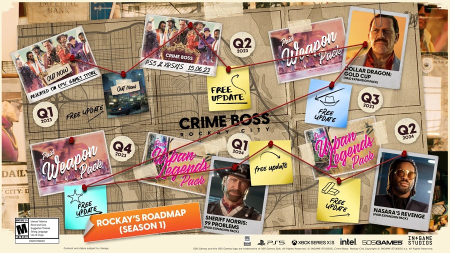 Gli sviluppatori dello sparatutto Crime Boss: Rockay City hanno rivelato la data di uscita delle versioni per console e hanno pubblicato un piano di sviluppo a lungo termine per il progetto.-2 Gli sviluppatori dello sparatutto Crime Boss: Rockay City hanno rivelato la data di uscita delle versioni per console e hanno pubblicato un piano di sviluppo a lungo termine per il progetto.-2