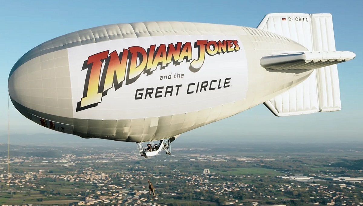 Bethesda non ha lesinato sul dirigibile: la campagna pubblicitaria originale di Indiana Jones e il Grande Cerchio è in corso in Europa Bethesda non ha lesinato sul dirigibile: la campagna pubblicitaria originale di Indiana Jones e il Grande Cerchio è in corso in Europa