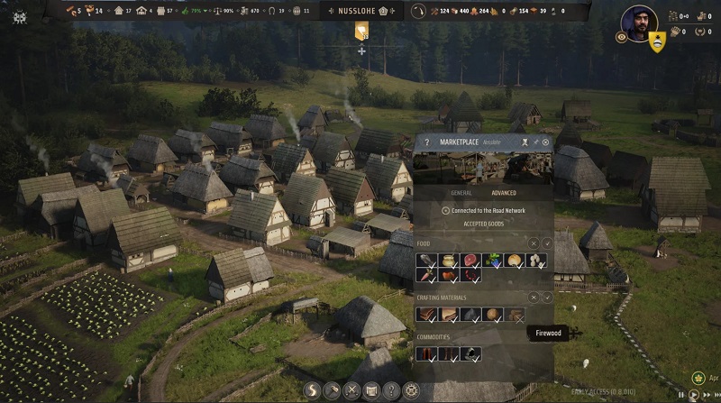 La prossima patch principale aggiungerà due nuove mappe a Manor Lords, la possibilità di migliorare gli edifici e una distribuzione aggiornata di birra e merci - sono stati pubblicati degli screenshot.-13