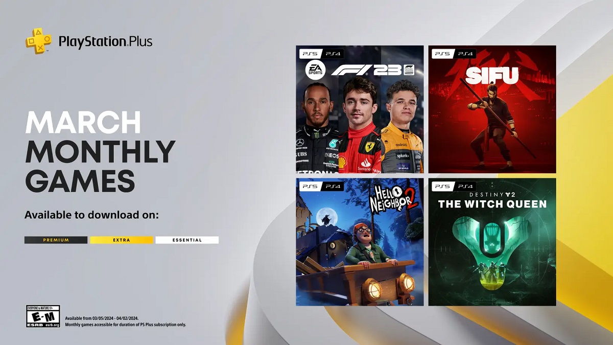 Sony ha rivelato la selezione di giochi di marzo per gli abbonati a PS Plus Sony ha rivelato la selezione di giochi di marzo per gli abbonati a PS Plus