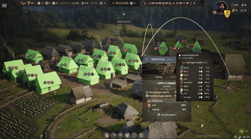 La prossima patch principale aggiungerà due nuove mappe a Manor Lords, la possibilità di migliorare gli edifici e una distribuzione aggiornata di birra e merci - sono stati pubblicati degli screenshot.-14