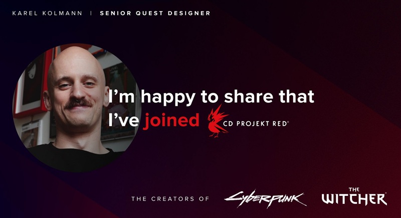 Karel Kolmann – senior quest designer su The Witcher 4 presso CD Projekt RED