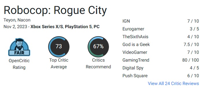 Un gioco per appassionati: la critica ha riservato le sue lodi allo sparatutto RoboCop: Rogue City-2 Un gioco per appassionati: la critica ha riservato le sue lodi allo sparatutto RoboCop: Rogue City-2