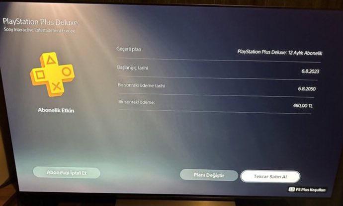 Gli ottimisti tra noi, ovvero perché un giocatore turco si è abbonato a PS Plus fino al 2050-2