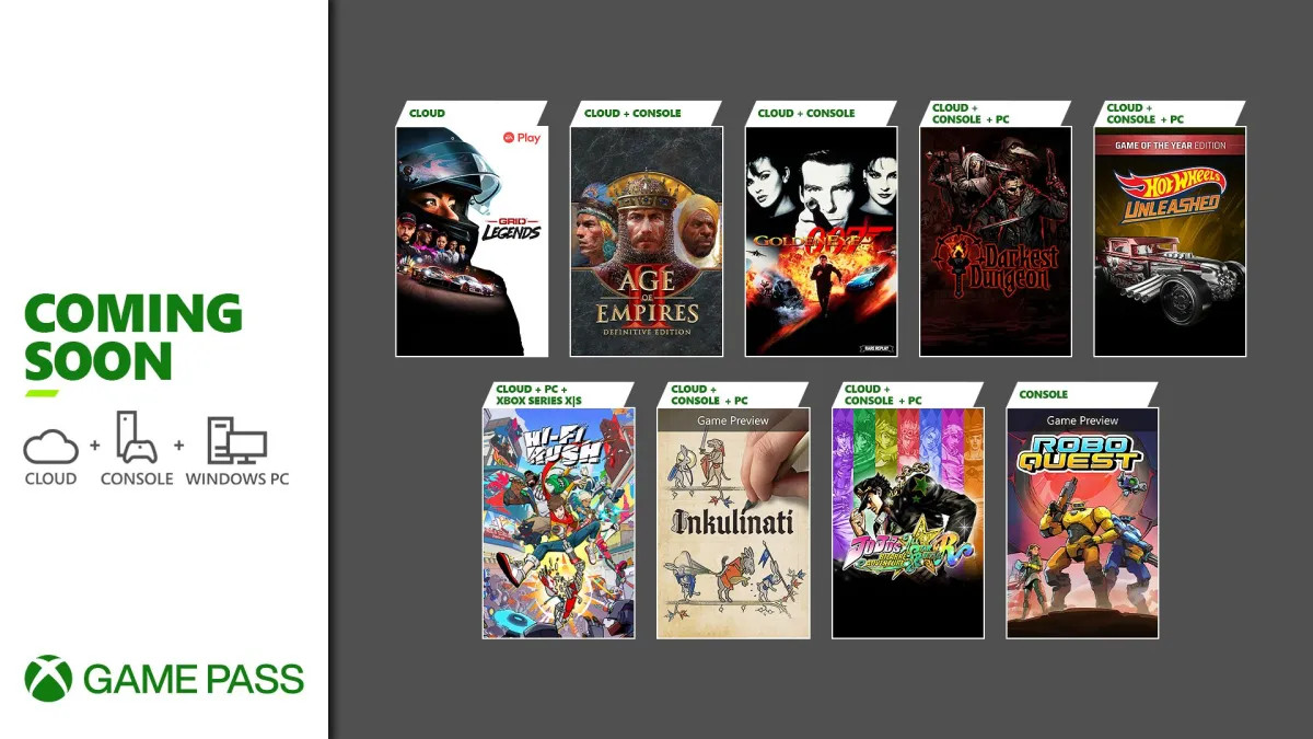 Remaster di GoldenEye 007, Age of Empires II e il nuovo gioco d'azione Hi-Fi Rush: Microsoft annuncia il prossimo aggiornamento del catalogo Game Pass Remaster di GoldenEye 007, Age of Empires II e il nuovo gioco d'azione Hi-Fi Rush: Microsoft annuncia il prossimo aggiornamento del catalogo Game Pass