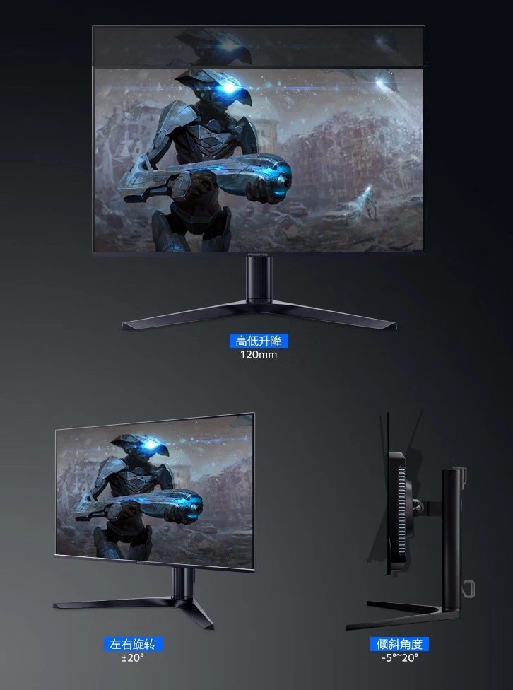 Acer Predator X27U X1 parte inferiore del monitor