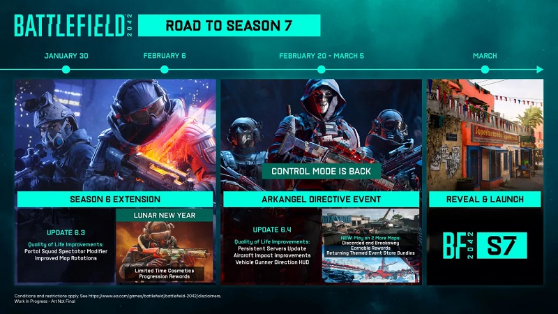 Due aggiornamenti e un evento a tema: Gli sviluppatori di Battlefield 2042 hanno rivelato quali novità attendono i giocatori prima dell'inizio della Stagione 7-2