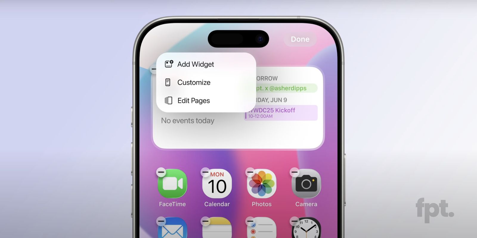Menu iOS 19 Menu iOS 19