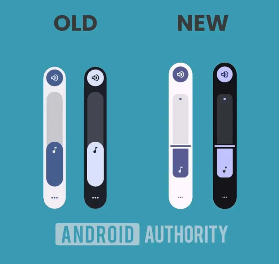 Design del cursore del volume Android 16 Design del cursore del volume Android 16