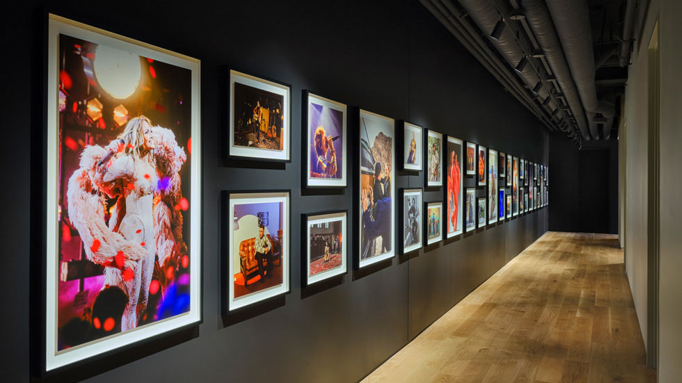 L'interno dello studio Apple Music L'interno dello studio Apple Music