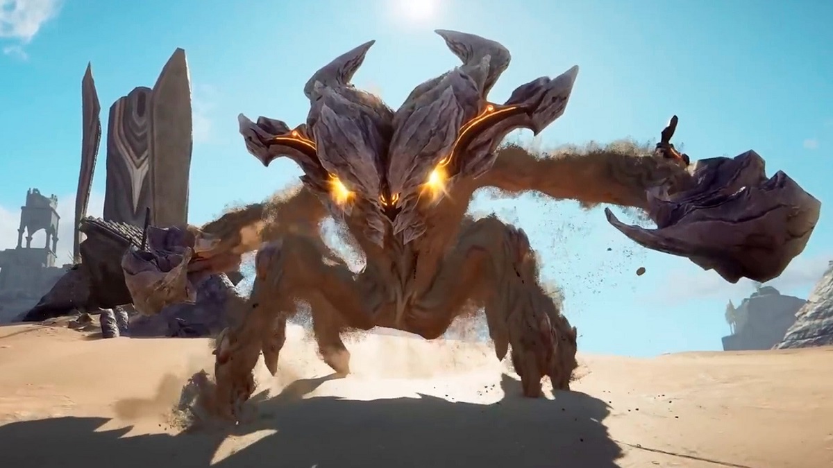Magie potenti, mostri pericolosi e un vasto deserto nel dettagliato trailer di gioco di Atlas Fallen, action-RPG dai creatori di The Surge. Magie potenti, mostri pericolosi e un vasto deserto nel dettagliato trailer di gioco di Atlas Fallen, action-RPG dai creatori di The Surge.