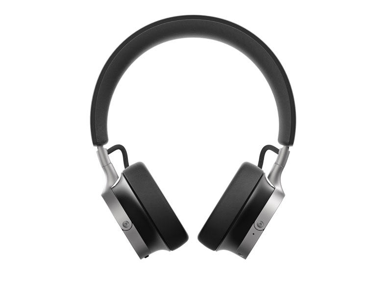 Vista frontale delle cuffie Beyerdynamic Aventho 100 nere Vista frontale delle cuffie Beyerdynamic Aventho 100 nere